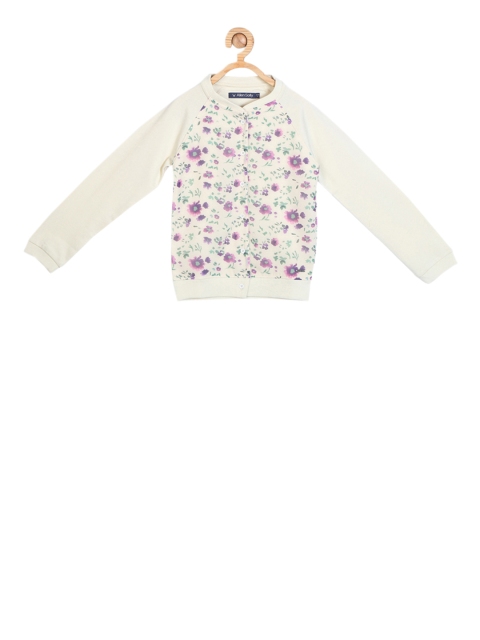 

Allen Solly Junior Girls Beige Printed Cardigan