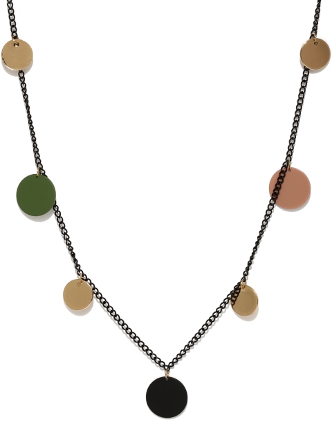 

Ayesha Black Metal Oxidised Necklace
