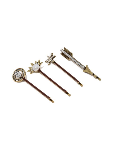 

Ayesha Gold-Toned Embellished Bobby Pins