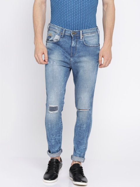 

Wrangler Men Blue Slim Tapered Fit Low-Rise Stretchable Jeans
