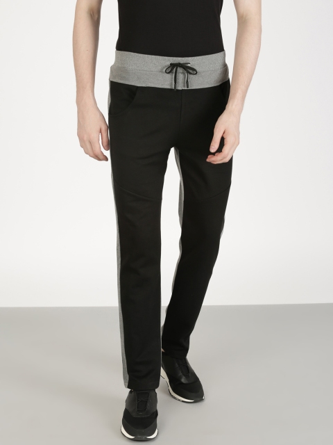 

ether Men Black Regular Fit Solid Track Pants