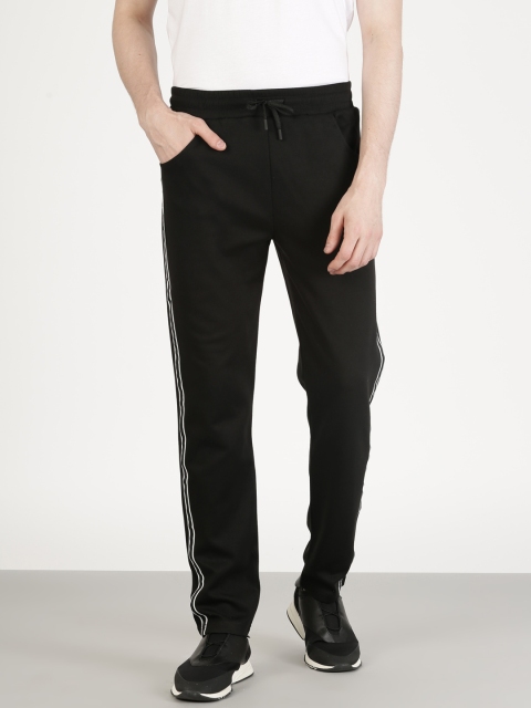 

ether Men Black Regular Fit Solid Track Pants