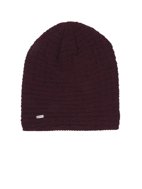 

NOISE Unisex Purple Self Design Beanie