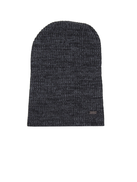 

NOISE Unisex Grey Solid Beanie