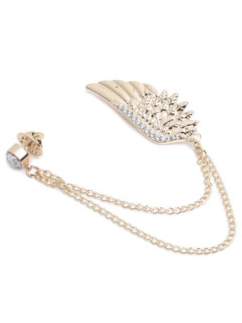 

Alvaro Castagnino Golden Colored Brooches for Men, Gold