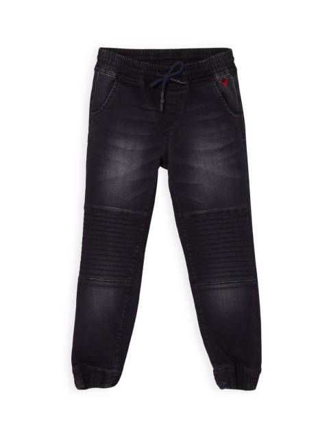 

Allen Solly Junior Boys Black Regular Fit Mid-Rise Clean Look Jeans