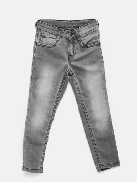 

Flying Machine Boys Grey Slim Fit Mid-Rise Clean Look Jeans