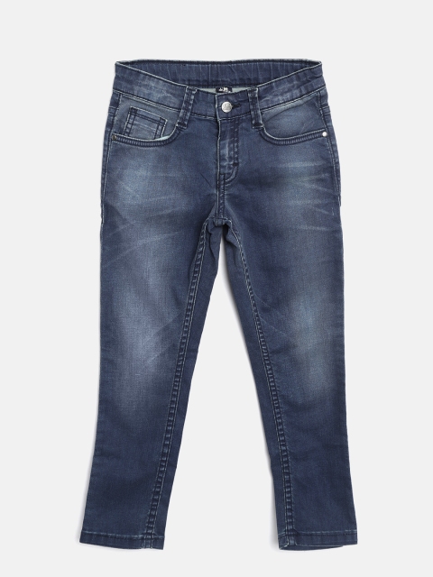 

Flying Machine Boys Navy Blue Skinny Fit Mid-Rise Clean Look Jeans