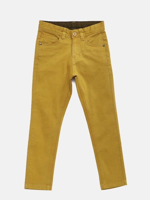 

Flying Machine Boys Mustard Yellow Coloured Jeans