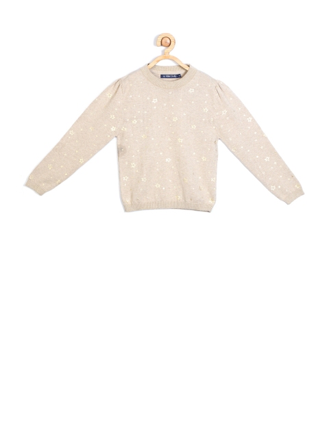 

Allen Solly Junior Girls Beige Printed Pullover