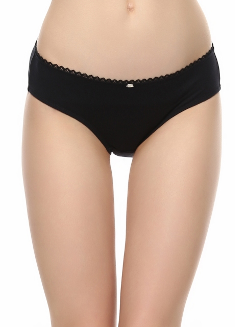 

Soie Women Black Hipster Briefs CP-1314