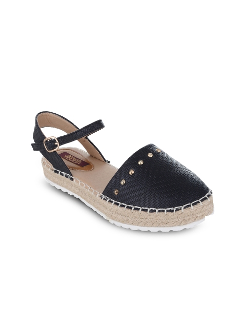 

SHUZ TOUCH Women Black Solid Synthetic Ballerinas