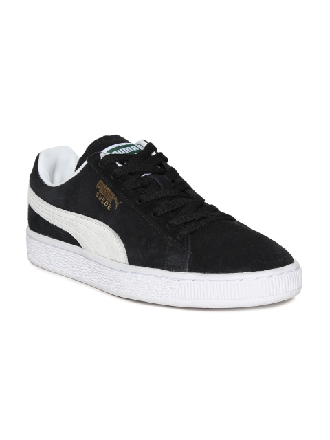 

Puma Unisex Black Suede Classic Sneakers