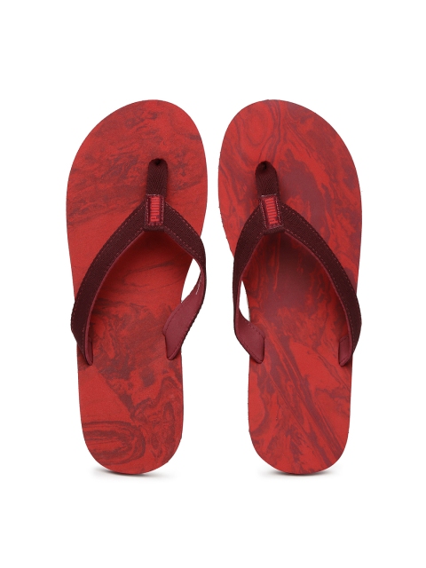 

Puma Men Maroon & Red Epic Flip v2 Marble Printed Flip-Flops