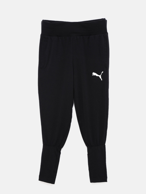 

Puma Girls Black Softsport Jersey Track Pants