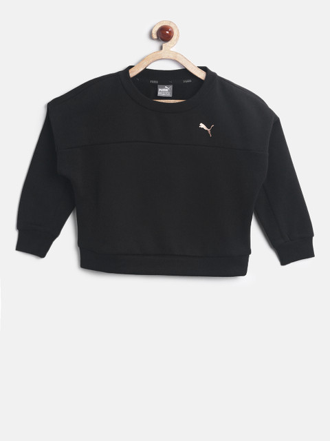 

Puma Girls Black Style Crew Sweatshirt