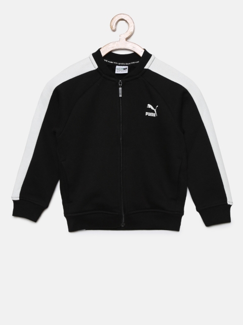 

Puma Girls Black Classic Solid Sporty Jacket