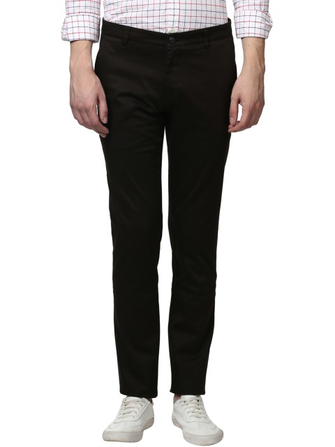 

Parx Men Green Tapered Fit Solid Regular Trousers