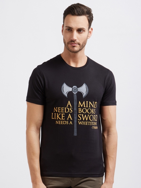 

Redwolf Men Black A Mind Needs Books - Official Game Of Thrones T-shirt