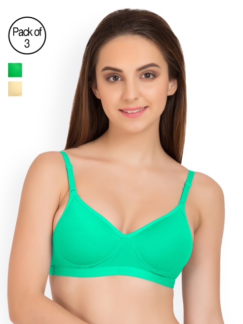 

Tweens Pack of 3 Padded T-Shirt Bras TW91313, Yellow