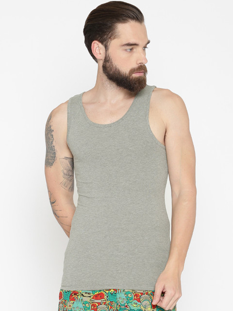 

Jack & Jones Grey Innerwear Vest 1834592005
