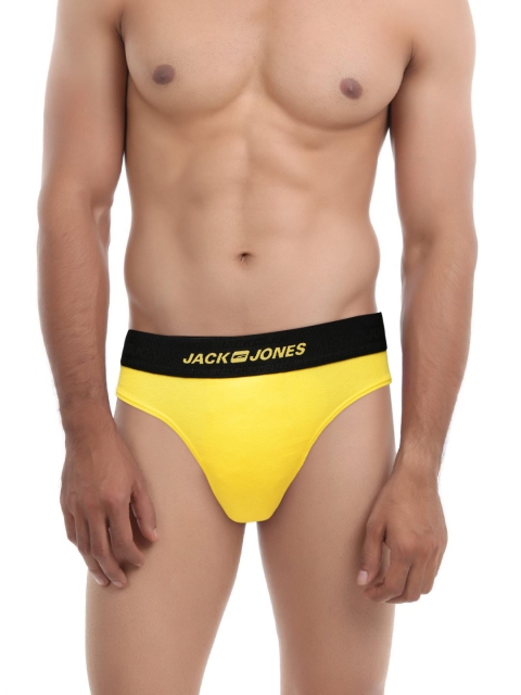 

Jack & Jones Men Yellow Briefs 1955178001