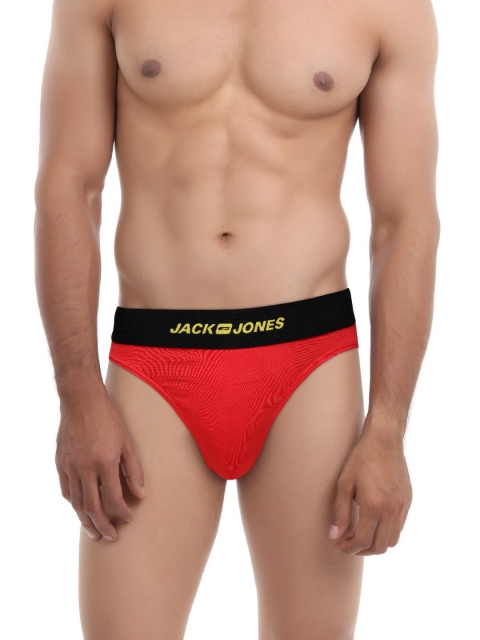 

Jack & Jones Men Red Briefs 1844771013