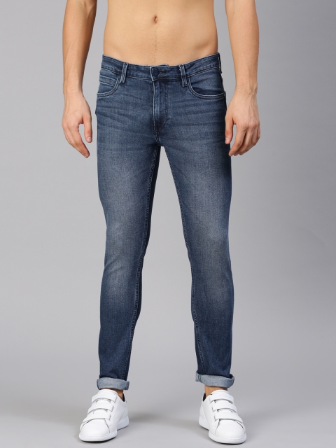 

HRX by Hrithik Roshan Men Blue Skinny Fit Mid-Rise Clean Look Stretchable Jeans