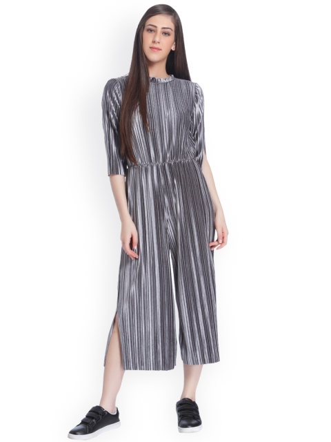 

ONLY Grey Striped Basic Jumpsuit