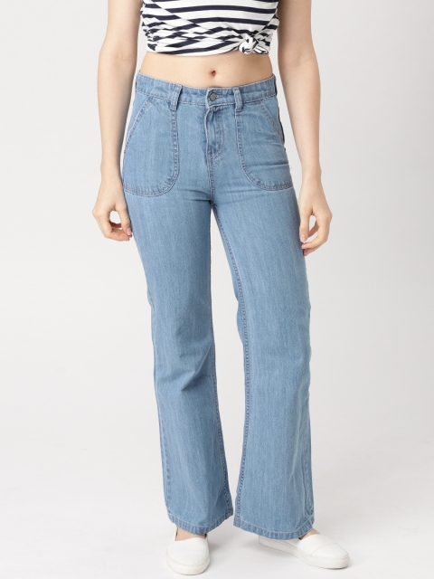 

DressBerry Women Blue Bootcut Mid-Rise Clean Look Stretchable Jeans