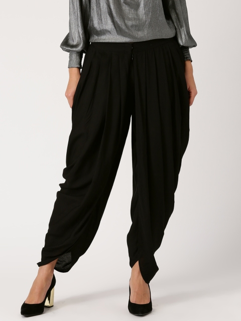 

Desi Fusion Black Dhoti Pants