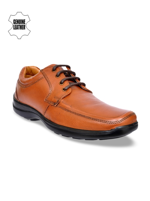 

Allen Cooper Men Tan Semi-formal Leather Derbys