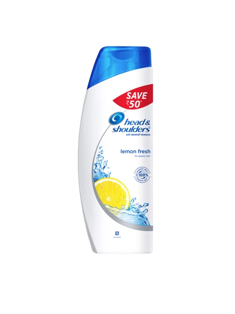 

Head & Shoulders Unisex Lemon Fresh Anti-Dandruff Shampoo 360 ml, White