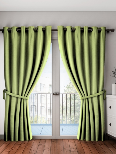 

Story@home Green Blackout Door Curtains