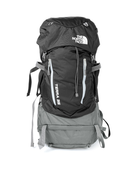 

The North Face Unisex Black & Grey Terra 35 Rucksack