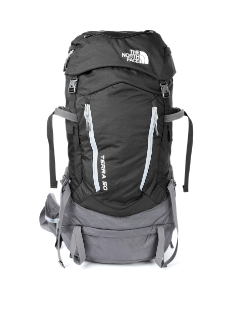 

The North Face Unisex Black & Grey Terra 50 Rucksack