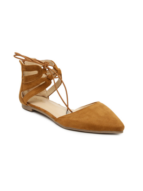

Tao Paris Women Tan Brown Alice Flats