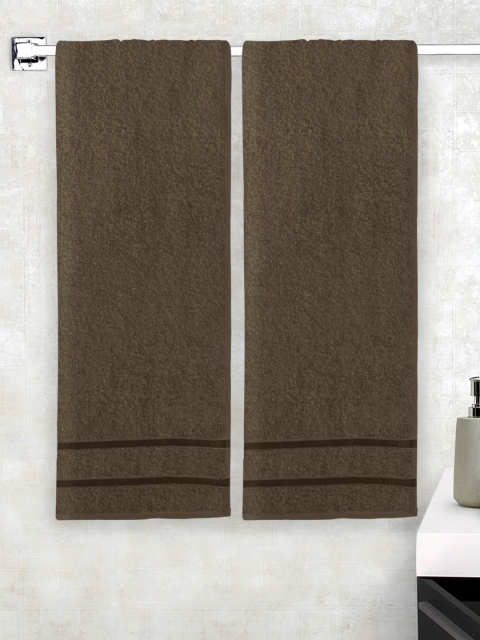 

Story@home Brown 100% Cotton Bath Towel -set of 2