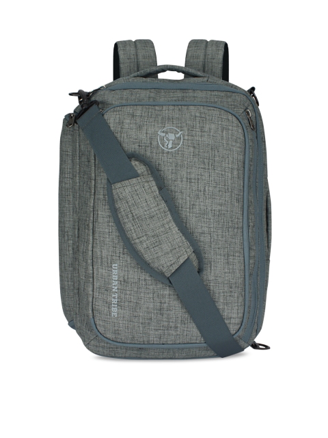 

URBAN TRIBE Unisex Grey Melange Solid Backpack