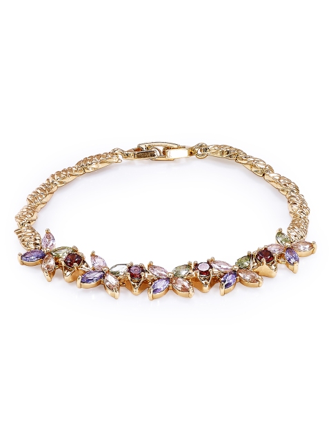 

Peora Gold-Toned Brass Gold-Plated Contemporary Bracelet
