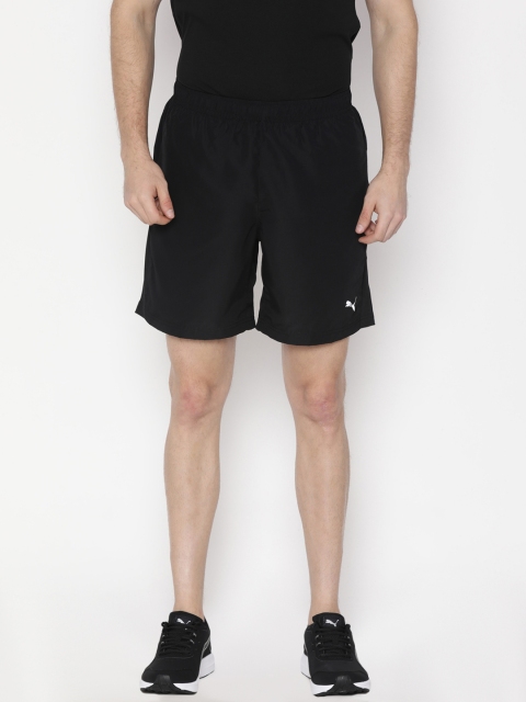 

Puma Men Black Solid Regular Core-Run Fit Sports Shorts