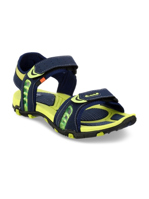 

Sparx Men Navy Blue & Green Comfort Sandals