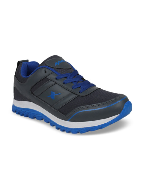

Sparx Men Grey & Blue Running Shoes SX0502G