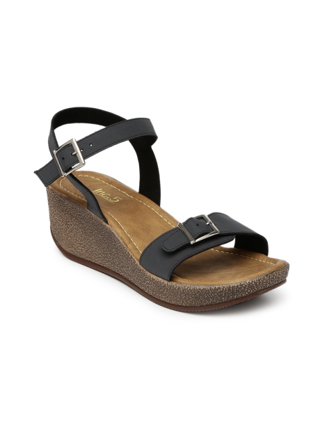 

Inc 5 Women Black Colourblocked Sandals