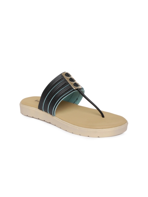 

Inc 5 Women Black T-Strap Flats