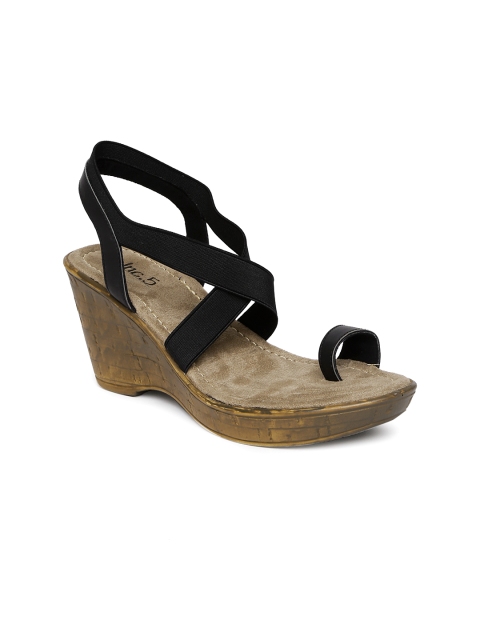 

Inc 5 Women Black Solid Wedges