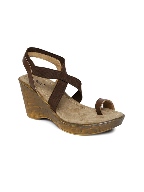 

Inc 5 Women Brown Solid Wedges