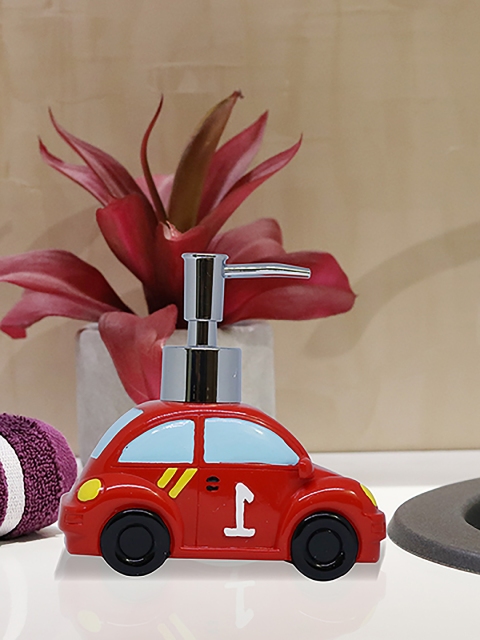 

Shresmo Red & Black Car-Shaped Liquid Soap Dispenser