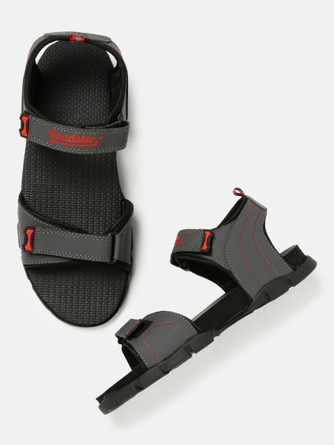

Roadster Men Grey Sports Sandals
