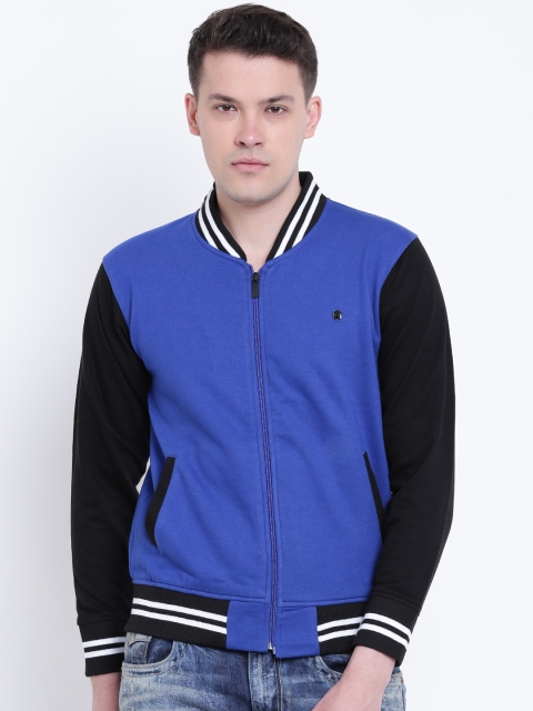 

Okane Men Blue & Black Sweatshirt